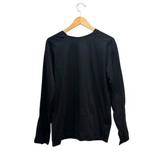 Isabel Benenato Black Cotton Long Sleeve Shirt